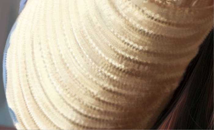 ‘PS鼠绘在茶餐厅静静等待的美女‘