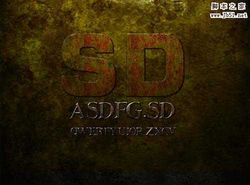 ‘Photoshop制作生锈文字特效‘