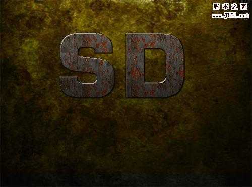 ‘Photoshop制作生锈文字特效‘