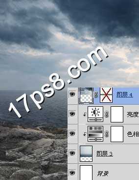 ‘photoshop合成制作冲天而起的魔法白色光束场景‘