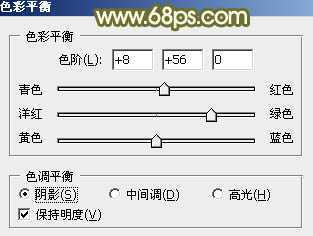 ‘Photoshop为草地上的美女加上甜美的深秋黄褐色‘