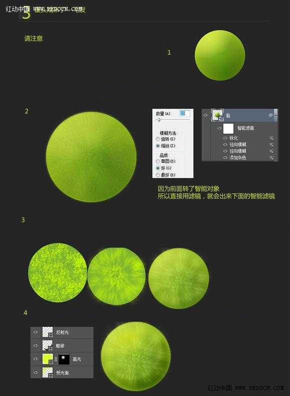 ‘Photoshop打造制作搞怪的绿毛七仔表情头像‘