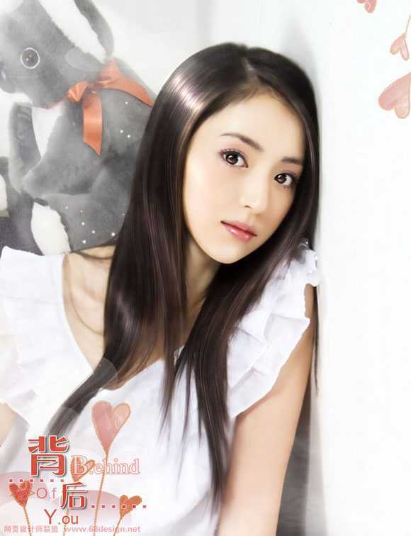 ‘Photoshop快速将美女图片转换成手绘效果‘