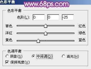 ‘Photoshop将树林美女图片调制出柔美的淡调青绿色‘