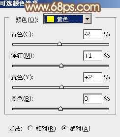 ‘Photoshop将绿树边的美女图片调制出柔和的秋季橙黄色‘