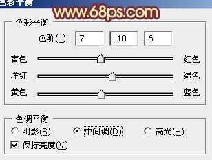 ‘Photoshop将外景人物图片调成柔美的黄紫色‘