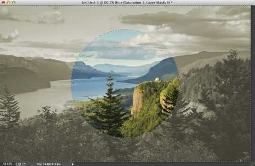 ‘Photoshop将风景大图打造国际范儿‘