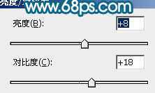 ‘Photoshop将偏暗手机美女照片调出柔美中性青色调‘
