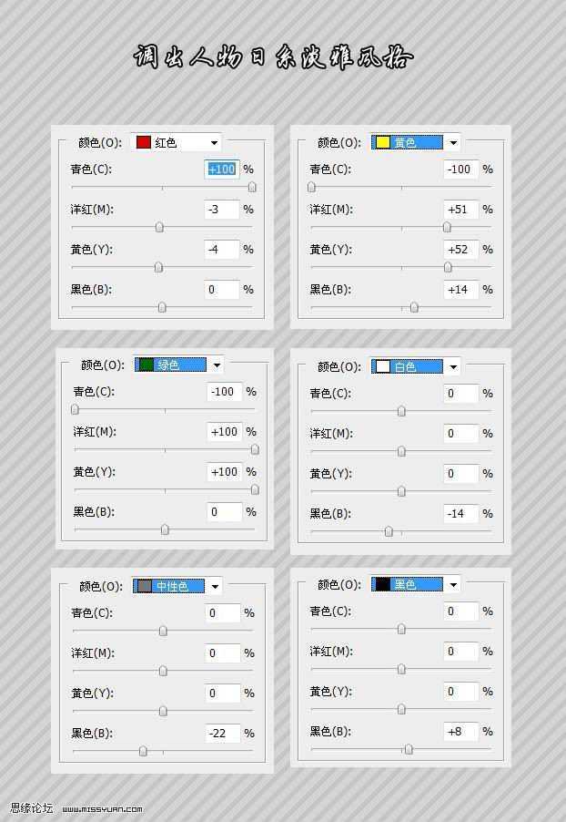 ‘PS为外景女生图片调出日系淡雅风格‘