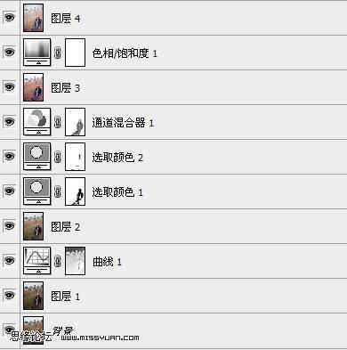 ‘PS为外景女生图片调出日系淡雅风格‘