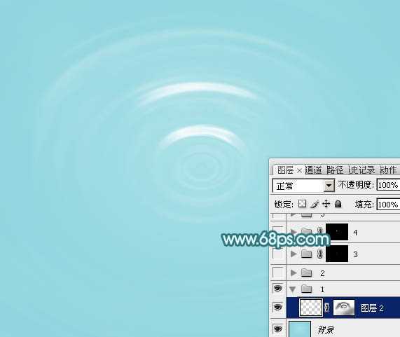 ‘Photoshop制作非常清凉的夏季水纹壁纸‘