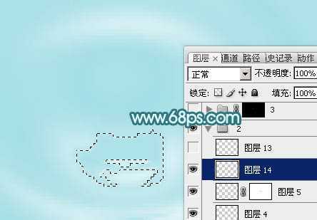 ‘Photoshop制作非常清凉的夏季水纹壁纸‘