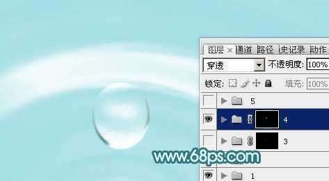 ‘Photoshop制作非常清凉的夏季水纹壁纸‘