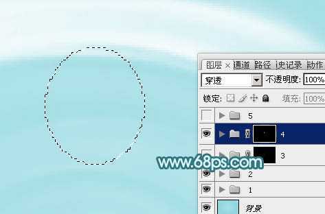 ‘Photoshop制作非常清凉的夏季水纹壁纸‘