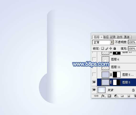 ‘Photoshop设计制作出一个精致的玻璃温度计图标‘