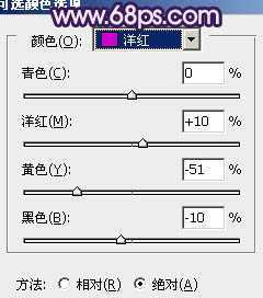 ‘Photoshop为草地人物图片调制出柔和的紫红色效果‘