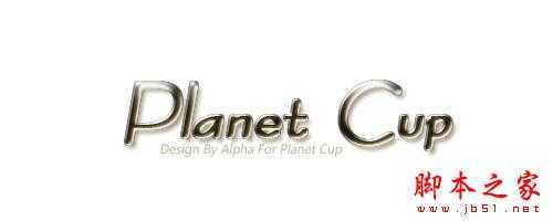 ‘photoshop制作质感金属文字效果