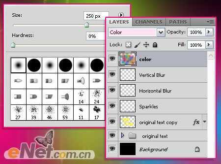 ‘Photoshop设计打造出明亮缤纷的文字教程‘