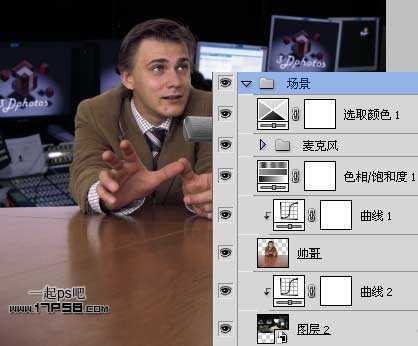 ‘photoshop制作出动物跳出相框场景‘
