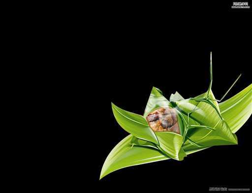 ‘Photoshop创意端午节粽子海报设计教程‘