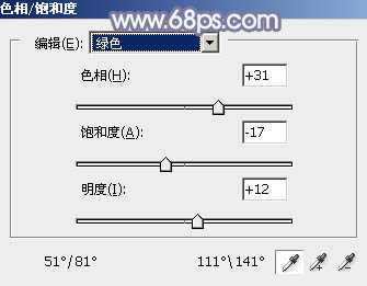‘Photoshop给树林中的美女加上梦幻的青蓝色‘