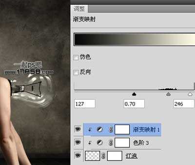 ‘photoshop合成制作出具有恐怖暗黑风格的美女与灯泡效果‘