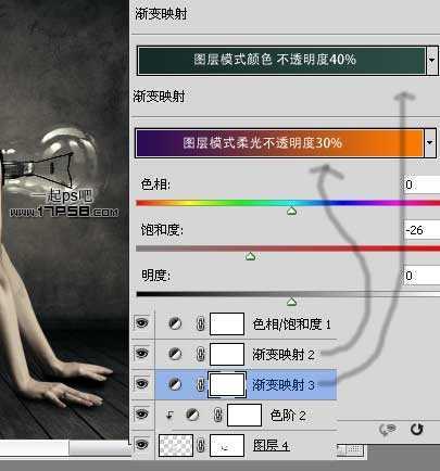 ‘photoshop合成制作出具有恐怖暗黑风格的美女与灯泡效果‘