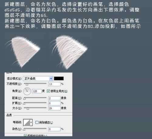 ‘photoshop鼠绘神态憨厚的小白猫头像效果‘