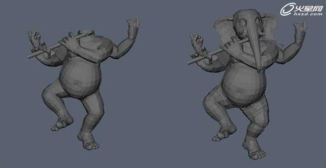 MAYA打造Ganesha智慧的神角色教程 脚本之家 MAYA角色动画教程
