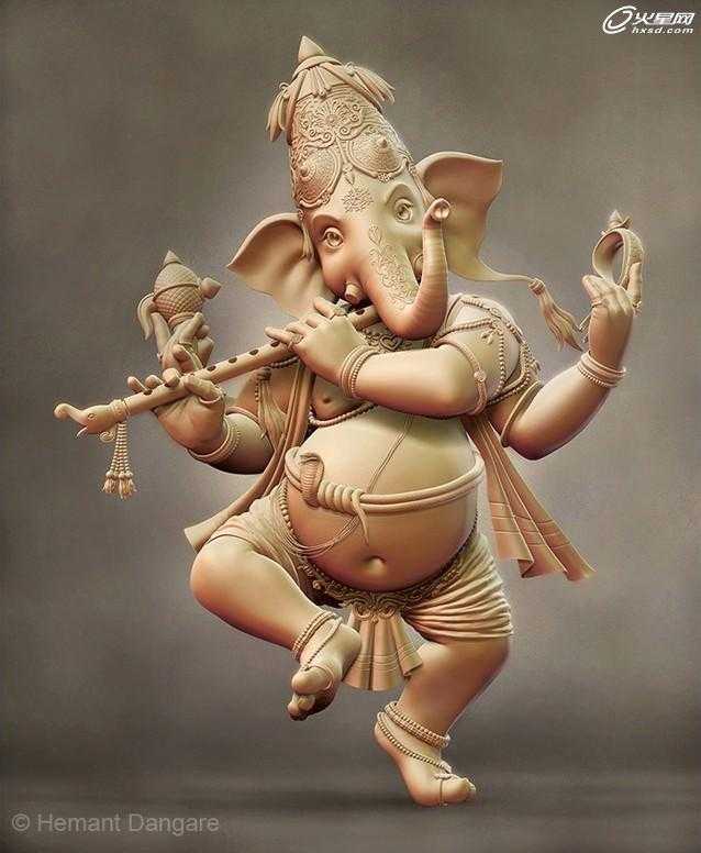 MAYA打造Ganesha智慧的神角色教程 脚本之家 MAYA角色动画教程