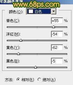 ‘Photoshop将偏灰人物图片调成柔美的青绿色‘