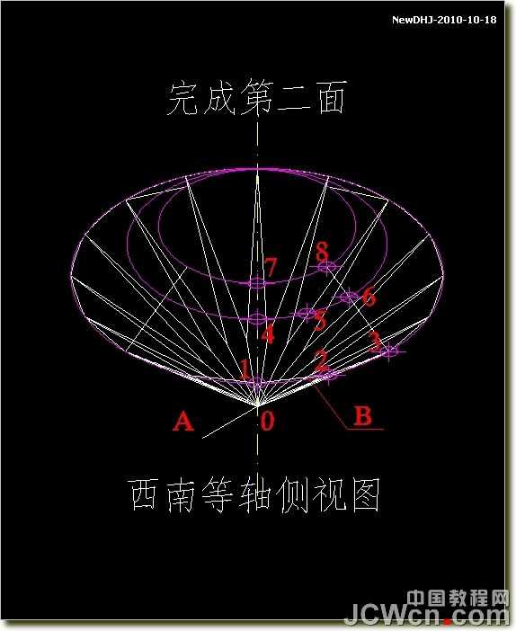 AutoCAD绘制璀璨的钻石戒指 脚本之家 AutoCAD教程
