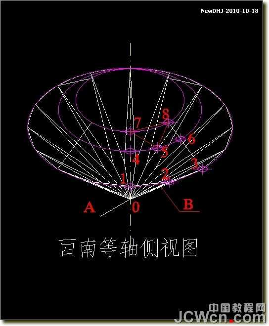 AutoCAD绘制璀璨的钻石戒指 脚本之家 AutoCAD教程