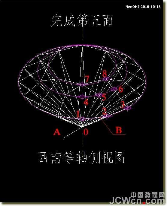 AutoCAD绘制璀璨的钻石戒指 脚本之家 AutoCAD教程
