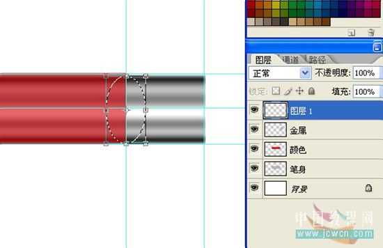 Photoshop绘制光感和质感逼真的铅笔