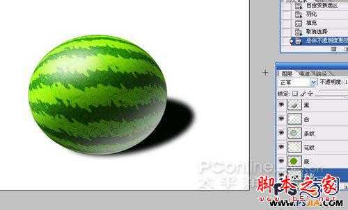 ‘教你如何用PS绘制一个香甜可口的西瓜‘