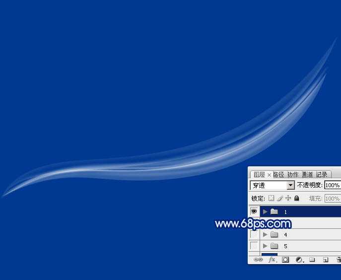 ‘Photoshop制作出简洁梦幻羽毛般轻柔的白色的光束翅膀‘