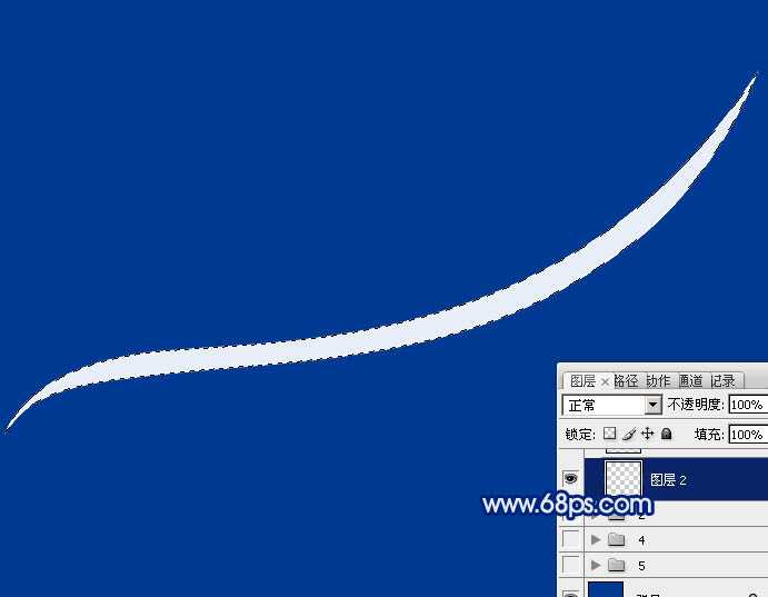 ‘Photoshop制作出简洁梦幻羽毛般轻柔的白色的光束翅膀‘
