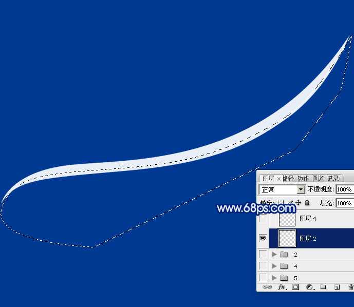 ‘Photoshop制作出简洁梦幻羽毛般轻柔的白色的光束翅膀‘