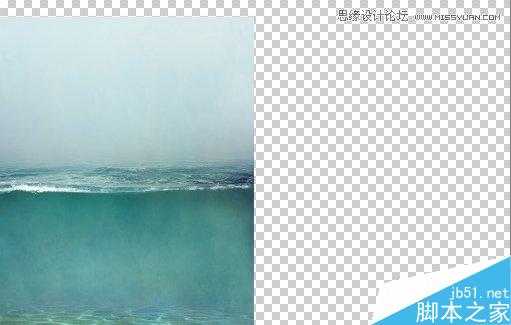 ‘Photoshop合成海洋巨龟驮着岛在水上漂浮的效果图‘