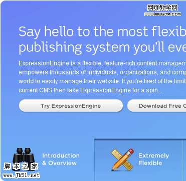 ExpressionEngine  module tabs screen shot.