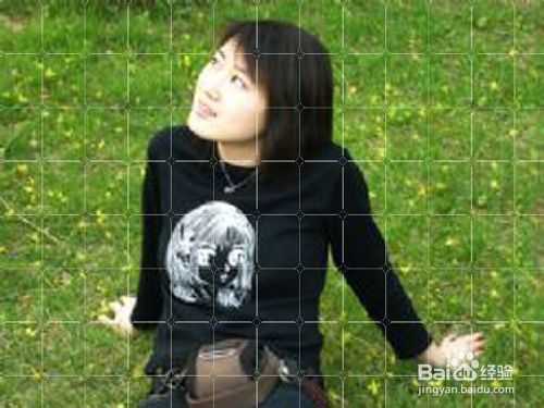 ‘PS如何给照片添加圆角矩形网格效果？‘