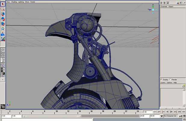 Maya制作卡通机械鸟 脚本之家 MAYA角色动画教程