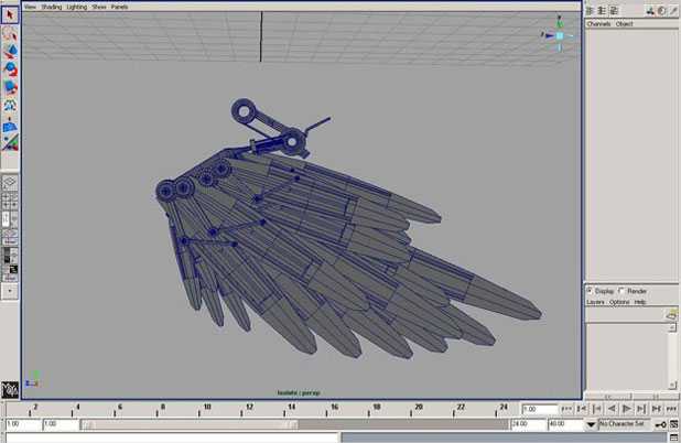 Maya制作卡通机械鸟 脚本之家 MAYA角色动画教程