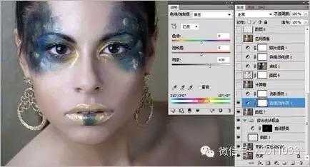 ‘PS后期美化处理之非主流彩妆头像照片‘