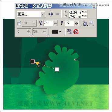 CorelDRAW绘制绿色的森林一角场景,破洛洛