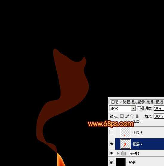 ‘Photoshop制作出柔和漂亮的丝带般的艺术烟雾效果‘