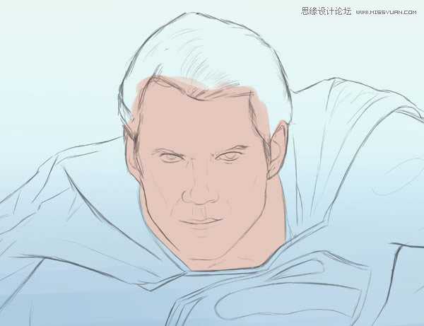 ‘Photoshop鼠绘制作新版超人钢铁侠‘