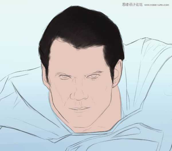 ‘Photoshop鼠绘制作新版超人钢铁侠‘