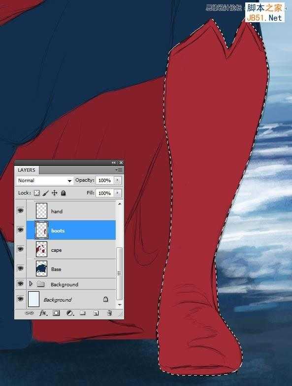 ‘Photoshop鼠绘制作新版超人钢铁侠‘